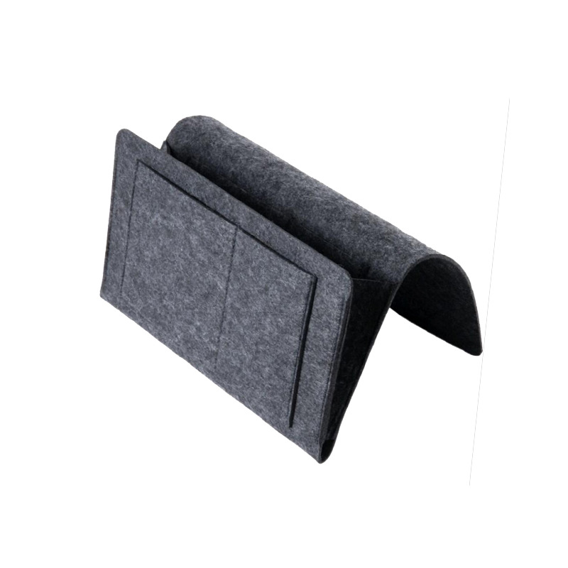 Picture of Felt Bedside Storage Bag Living Room Sofa Side Felt Bag Home Book Storage Bag Dormitory Bedside Storage Hanging Bag