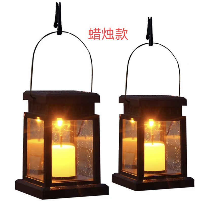Picture of Solar Star Small Palace Lights Outdoor Waterproof Courtyard Hanging Lights Wall Lights Balcony Decorative Landscape Lights