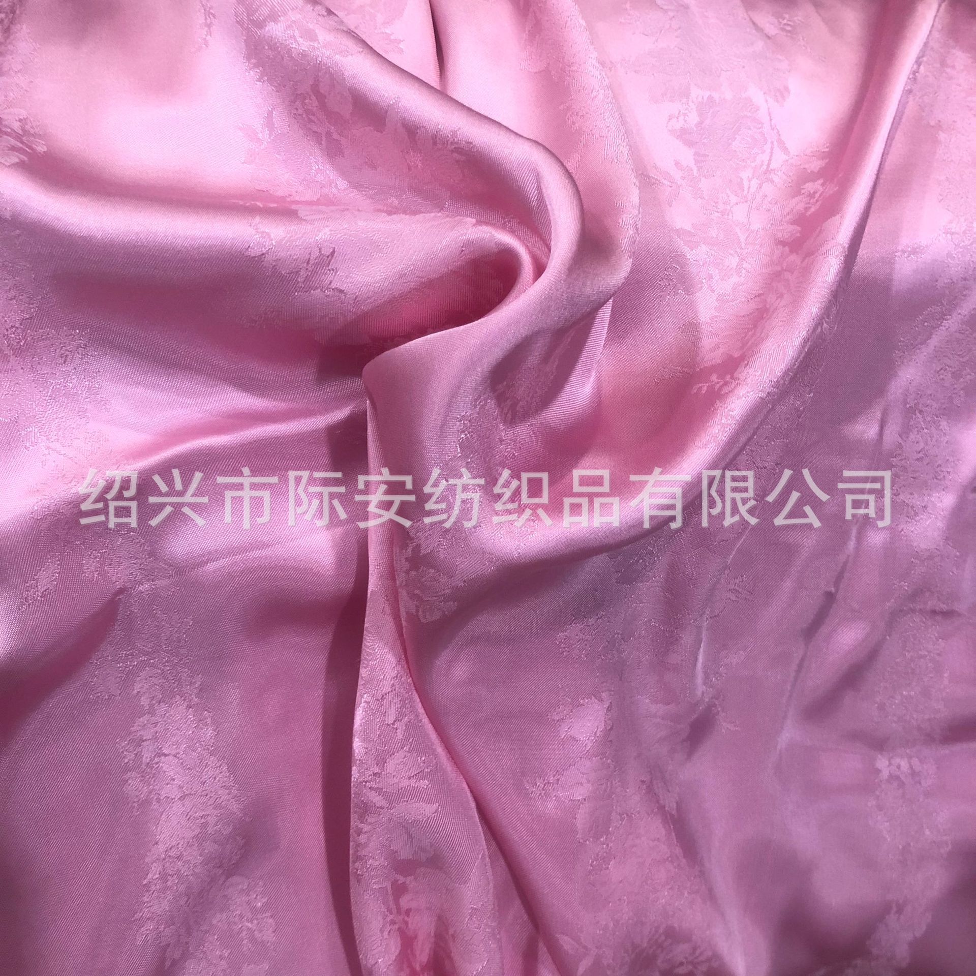 Ji'an textile rayon cotton rose jacquard fabric fashion women's Tang suit Hanfu fabric color card