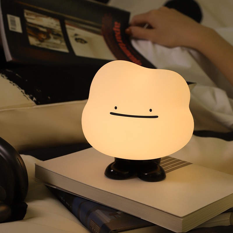 New creative cute magic Claude night light charging desk lamp bedroom romantic streamer atmosphere with sleeping lamp
