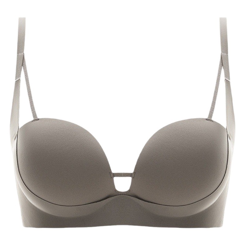 Wholesale Underwear Women's Small Breast Push-Up Bra Without Rims Breathable Adjustable Seamless Comfortable Side-Cushion Bra