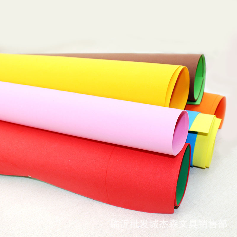 Color sponge paper handmade origami painting paper art paper 10 pieces handmade DIY material paper 50 * 50cm