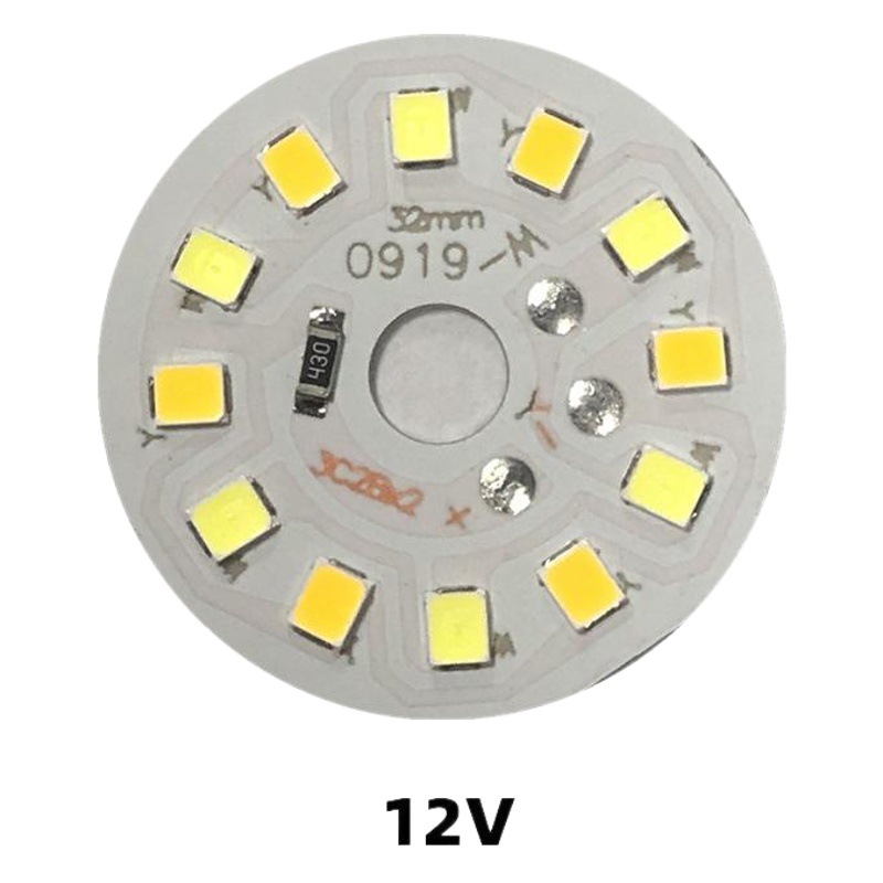 Low Voltage 5V Light Board USB Powered Dual-Color Led Constant Voltage 5V 31mm Light Source Board 12V Light Board White Warm Light Lamp Piece