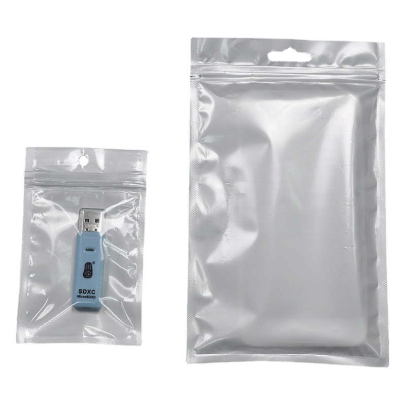 Spot Pearlescent Film Yin and Yang Bone Bag Yin and Yang Self-sealing Bag Data Line Packaging Bag Mobile Phone Shell Thickened Packaging Bag