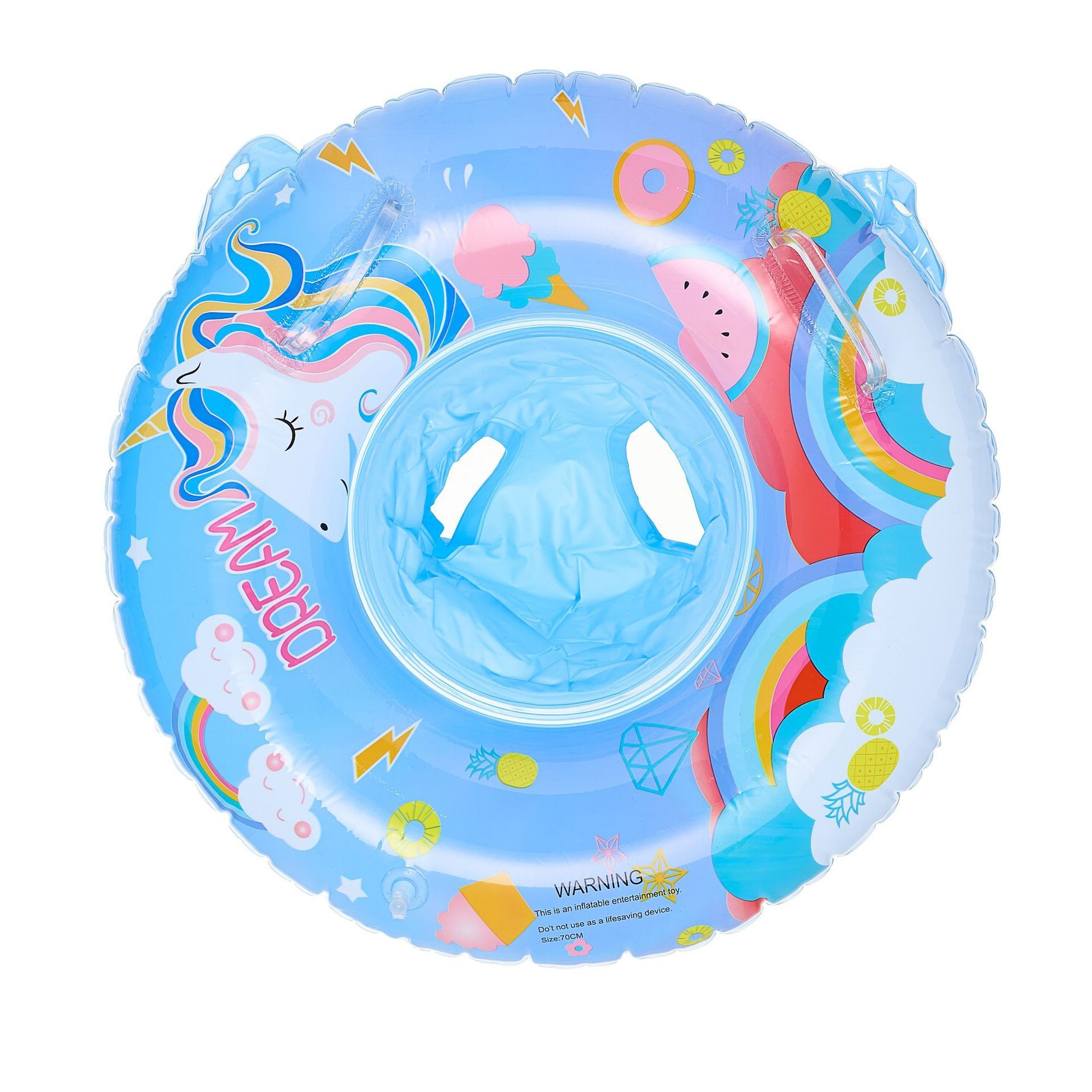 Picture of Children's swimming ring armpit ring seat ring 1-6 years old children's aircraft steering wheel inflatable Mount baby 2 boys and girls