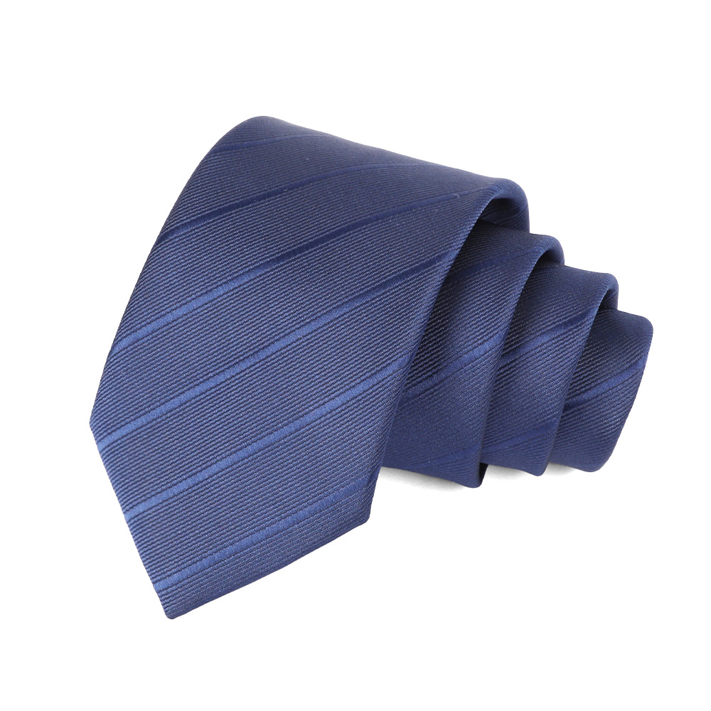 Picture of Men's Tie Business Casual Stripesd Tie 8cm Polyester Jacquard Embroider Print Tie Wholesale Formal Wear