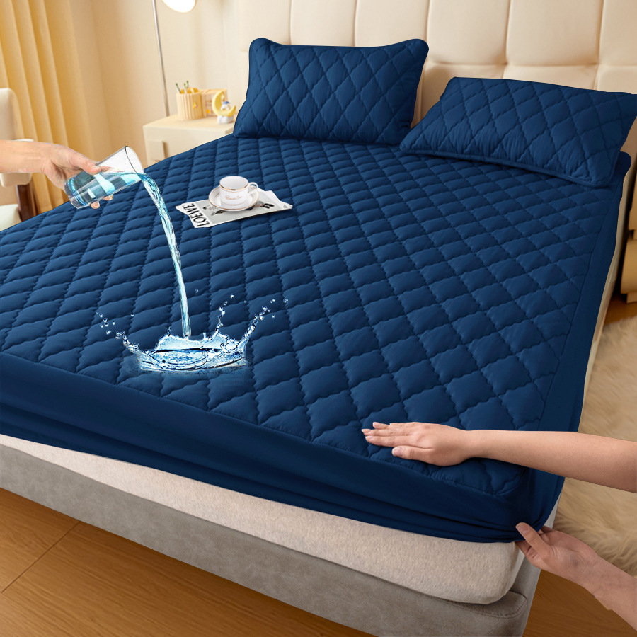 Picture of African Europe North America Japan Asia Temu Export Amazon Cross-Border Waterproof Fitted Sheet Urine Barrier Mattress Protector