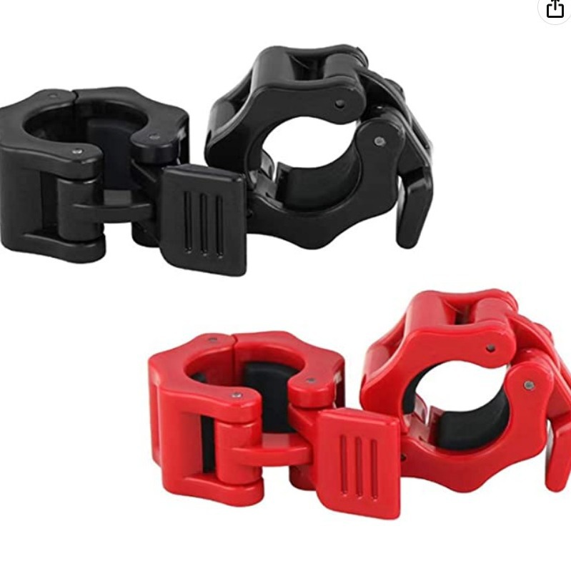 Picture of Fast barbell buckle Austrian dumbbell bar plastic buckle safety lock snap spring card sleeve card clip 2.5cm card head