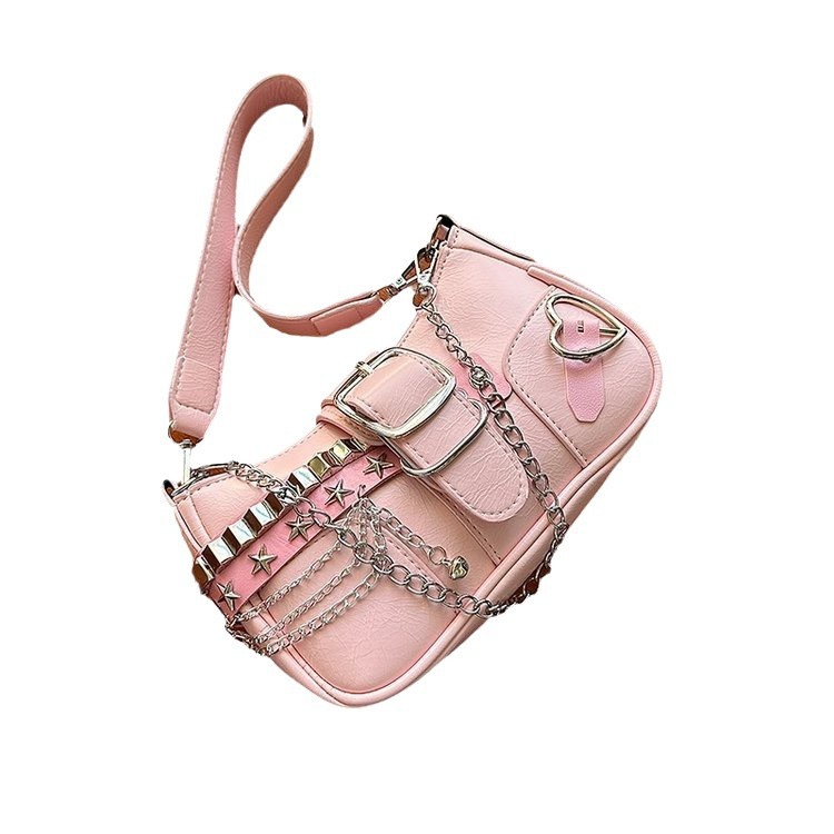 Picture of Niche Trendy Millennium Spice Girl Bag Women's 2024 New Simple Casual Handbag Retro Shoulder Underarm Bag