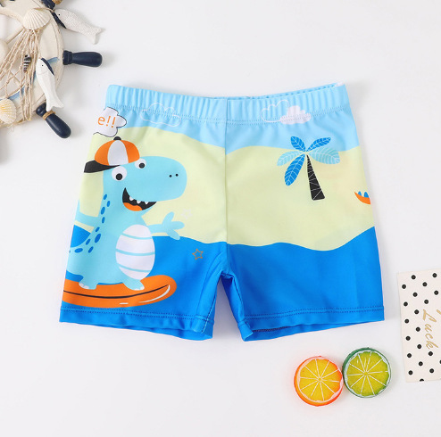 Picture of Cartoon boys swimsuit baby swimsuit good fabric boys small and medium-sized children swimming trunks a generation of children's swimming trunks