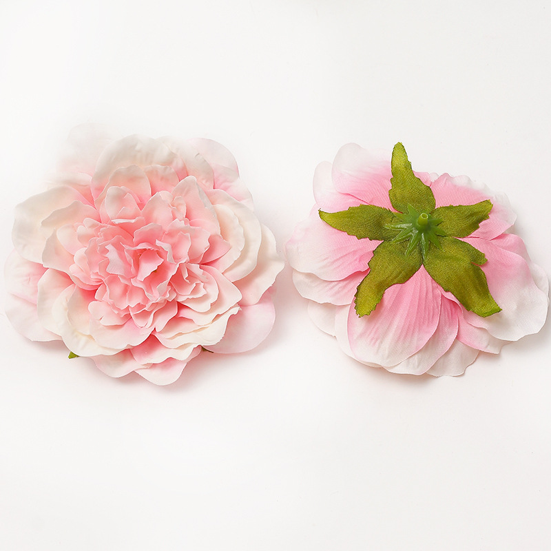 Picture of Pink simulation flower wedding shooting props handmade DIY hair accessories decoration Amazon flower box material