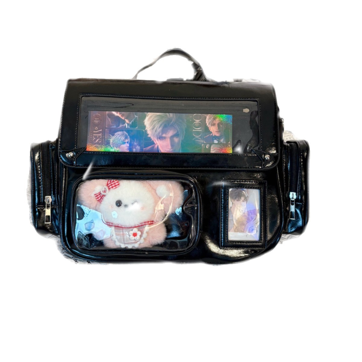 Picture of 2025 High-End Niche Design Double Side Pockets Versatile Large Capacity Usachi Pain Bag Casual Outing Backpack