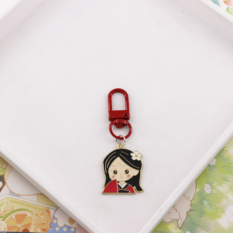 Picture of Princess Escape series Hua Mulan Elsa keychain Snow White AirPods bag key ring pendant