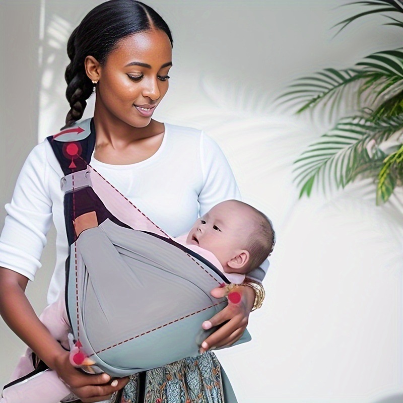 Picture of Baby Baby Out Waist Stool Front Hug Strap Newborn Multi-purpose Dual-purpose Hug Artifact Free Hands in Summer