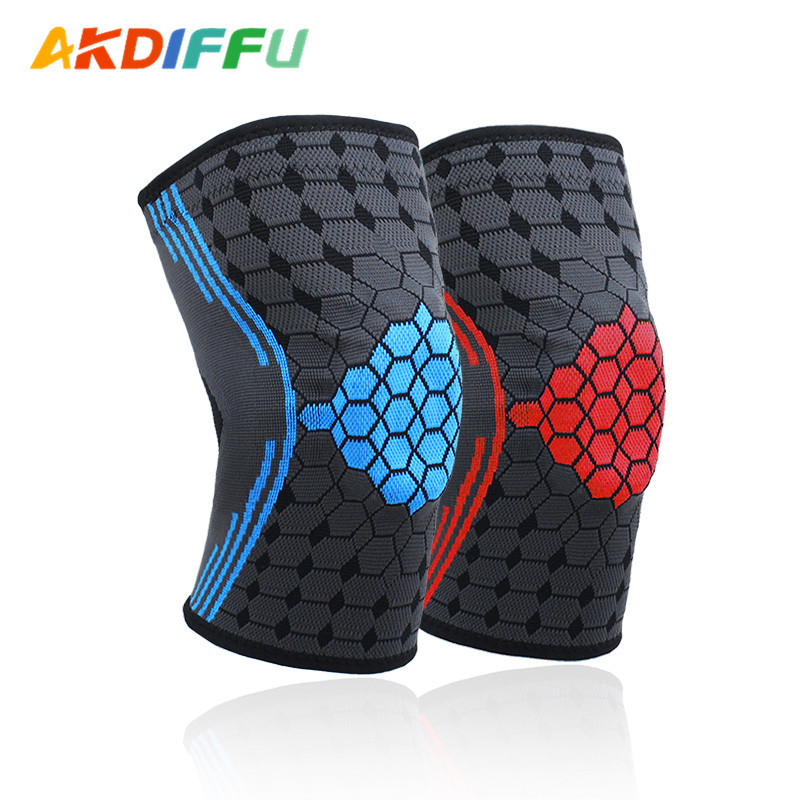Outdoor Sports Boyfriend Universal Summer Thin Knee Pads Spring Support Pressurized Silicone Knee Pads Knee Protection