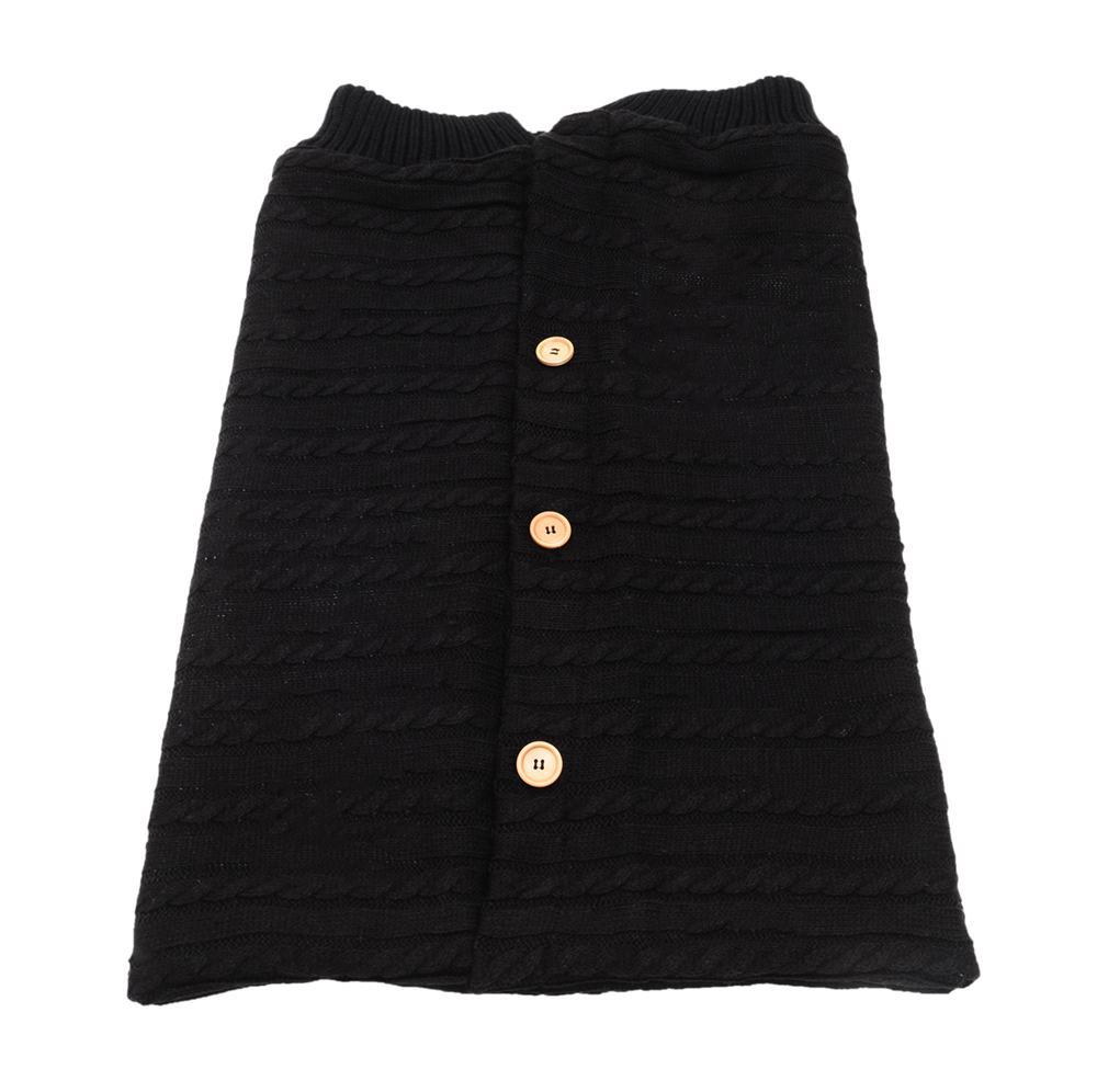 Picture of Wool Knitted Velvet Thickeneded Button Sleeping Bag, Warm and Anti-Jump Sleeping Bag, Baby Outdoor Stroller Sleeping Bag