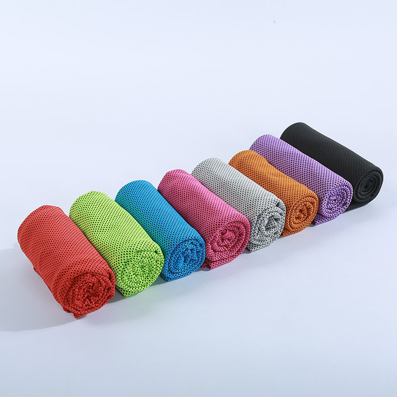 Picture of Cold Feeling Ice Sports Towel Microfiber Printable Outdoor Cooling Ice Towel Cooling Artifact Fitness Sweat-Absorbent Towel