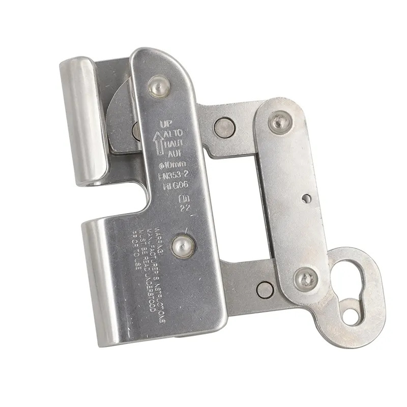 Picture of Outdoor high-altitude steel wire rope rock climbing self-locking device high-altitude operation rope anti-falling steel lock falling device slider equipment