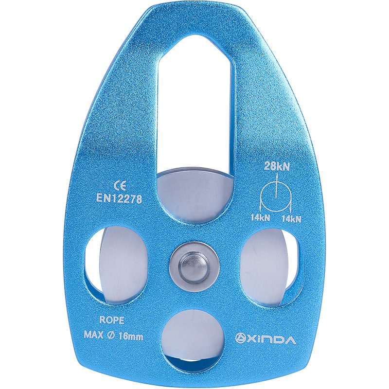 Picture of Xinda Outdoor Mountaineering Rescue Large Pulley Hoisting Pulley Ripping to Expand Transportation High Altitude Pulley orbiter
