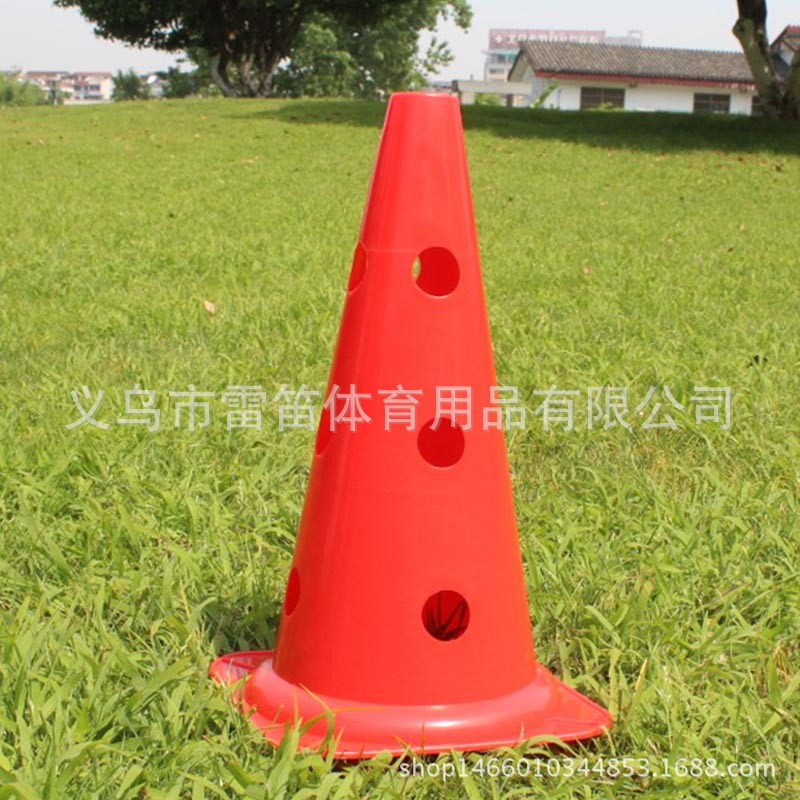 Picture of Football training sign barrel 38cm with hole sign barrel multi-function sign cone obstacle hurdles sensitive fence