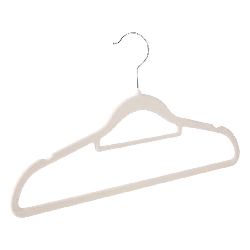 Flocking clothes hanger household clothes hanger seamless anti-slip shoulder corner non-slip bag clothes drying support organizer storage rack