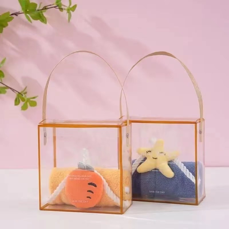 Picture of Cartoon hand towel hand gift towel hanging doll towel creative gift children's towel coral fleece towel