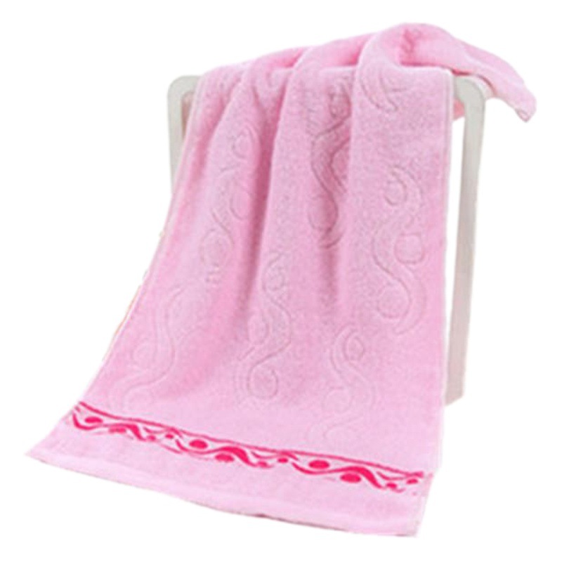 Water pattern towel factory wholesale cotton plain jacquard absorbent face shop super home daily gift embroidery logo