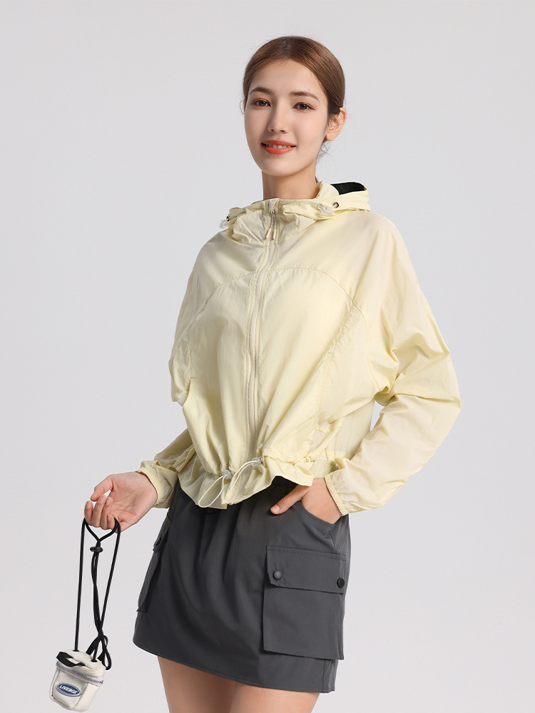 25 Young Shell Short Sunscreen Clothing Women's Waist-closed Summer Ultraviolet Protection Thin Upf50 Sports Slim-fit Sunscreen Clothing