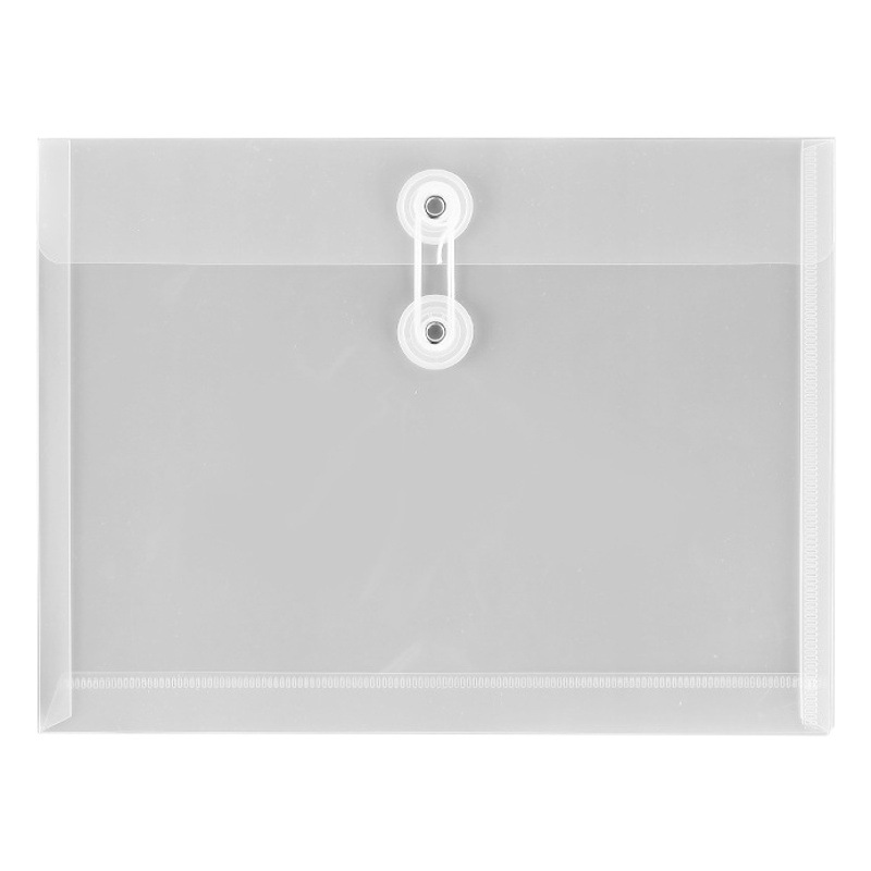 A5 Winding-Type File Bag, Transparent Three-Dimensional Test Paper Bag, Test Paper Storage Bag, Document Bag, Waterproof and Moisture-Proof