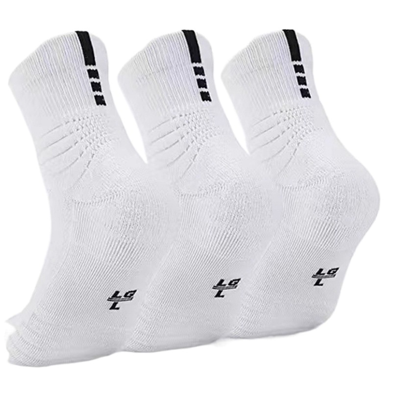 Foreign trade cross-border Amazon adult elite basketball socks men's students professional sports towel socks can be changed packaging