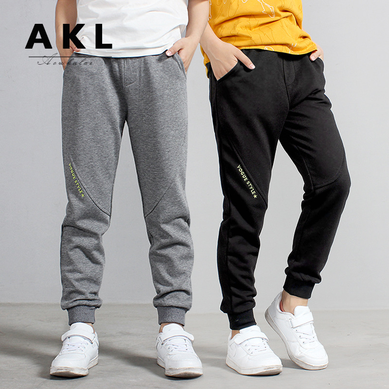 Picture of Autumn Children's Pants Korean Style New Boys' Sports Long Pants, Older Children's Casual Knit Sweatpants Children's Pants Wholesale