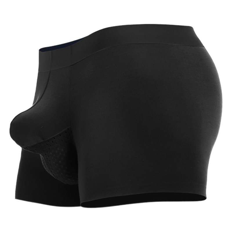 Gun Type Spermatic Cords Separated Underwear Men's Vein Elephant Nose Ice Silk Pouch Boxer Curvulocal Scrotum Pants