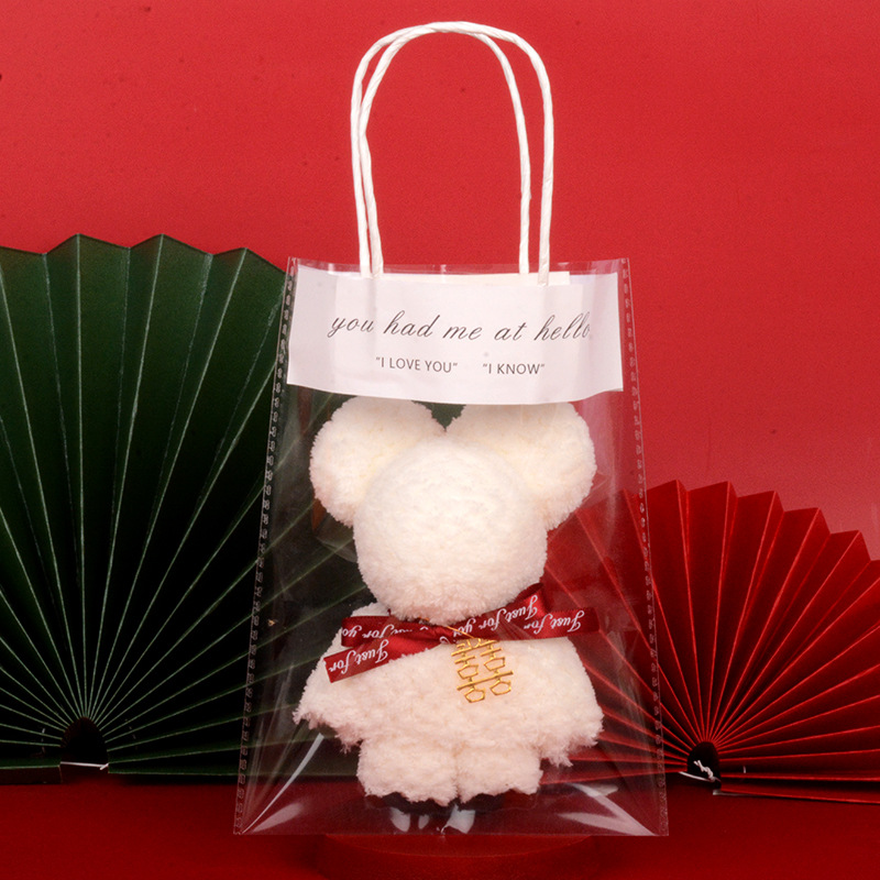 Picture of Pineapple towel bear shape shop supplies wedding gift Festival activities birthday opening small gifts wholesale