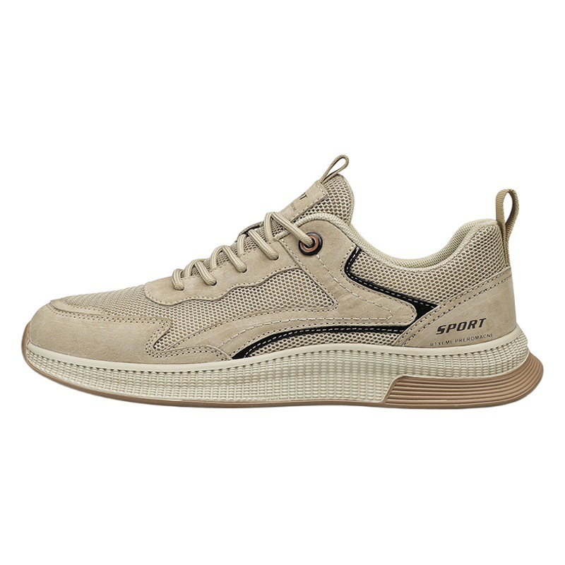 Men's Shoes 2025 New Summer Breathable Casual Fashion Trendy Shoes Shock Absorbing Running Sports Youth Trendy Dad Trendy Shoes