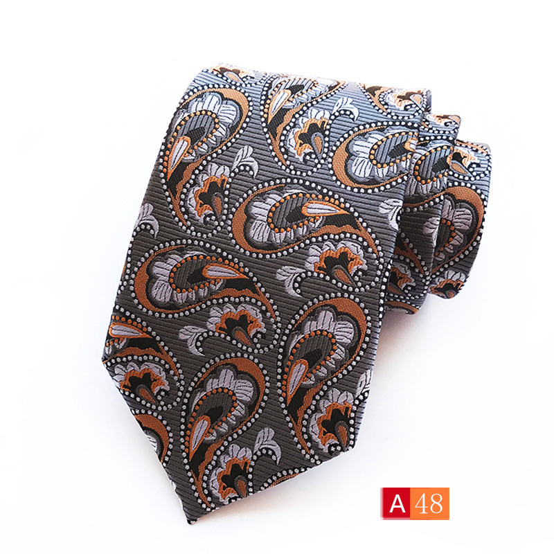 Picture of Source Factory Hot Jacquard Fabric Tie Men's Dress Business Suit Accessories Tie Wholesale