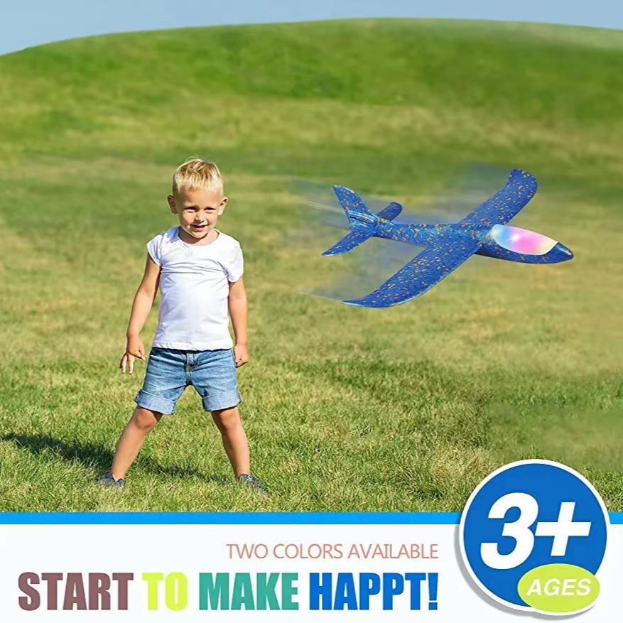 Picture of epp light-emitting electric gliding helicopter hand-cast model aircraft assembled foam hand-cast small aircraft toy