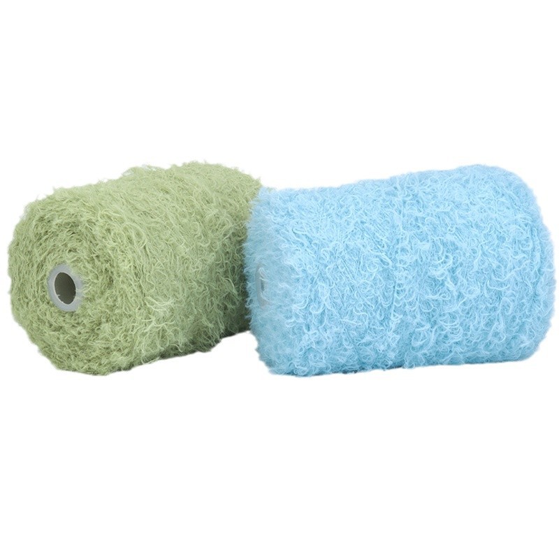 Picture of Silk Joy/Cross-Border Teddy Velvet Curly Furry DIY Handmade Knitting Yarn Ball 500g