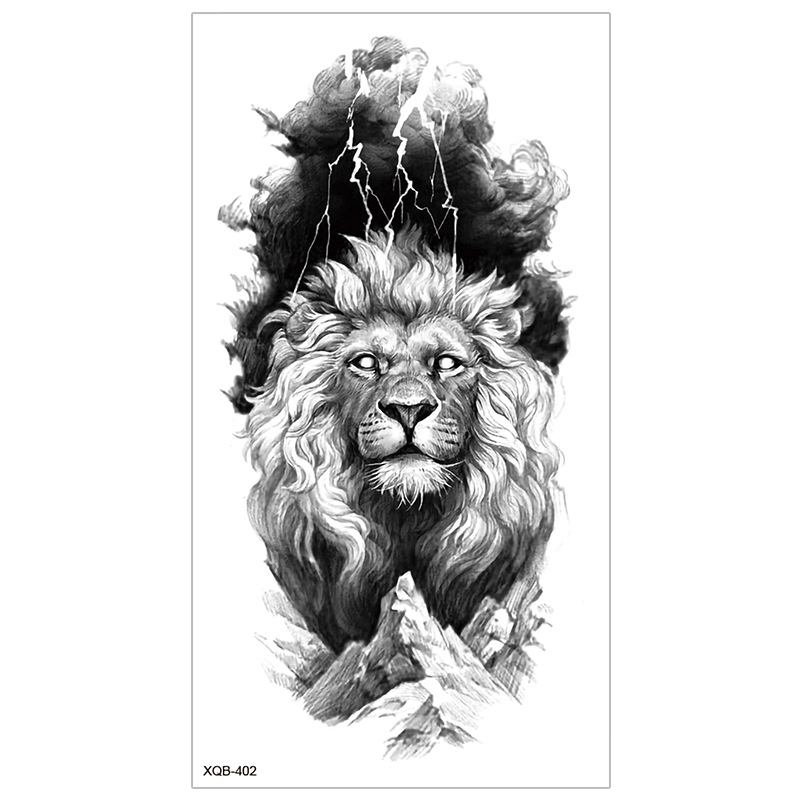 Picture of New Half Arm Tattoo Stickers Cross-border Amazon Hot Selling Set Dark European and American Realistic Waterproof Tattoo Stickers Wholesale