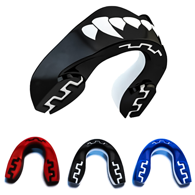 Boxing mouthguard braces food grade EVA sports braces free fight Sanda taekwondo training sports mouthguard