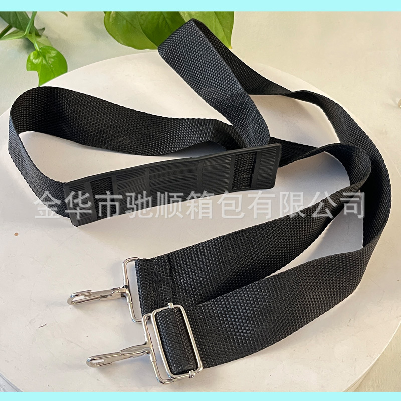 Picture of Spot Black Adjustable Shoulder Strap Nylon Tool Box Computer Cross-Body Strap Luggage Accessories Belt Wholesale Reinforcement