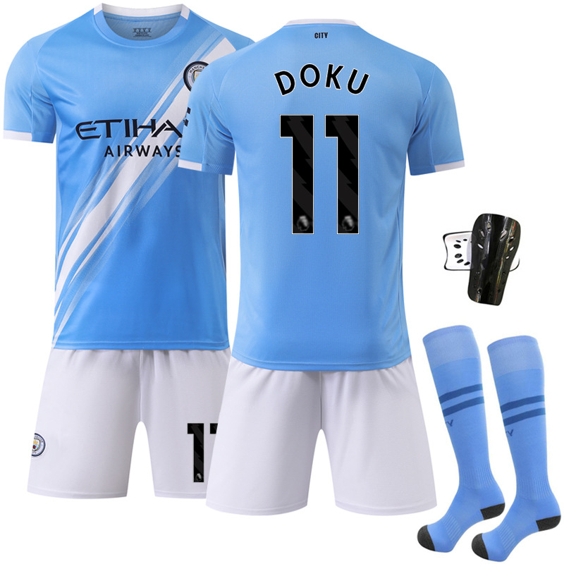 Picture of 2025-26 New Sports suit 17 De Braunes Club Football Clothes No.9 Harland Manchester City Home