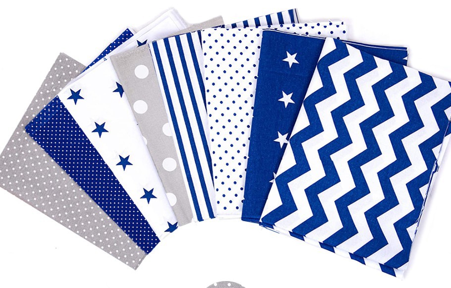 Picture of European Nordic handmade DIY patchwork twill fabric baby cotton printed cotton fabric group 25cm80cm