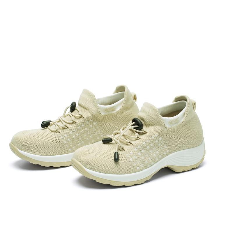 Picture of Cross-Border Hot Style Large Size Women's Shoes Air Cushion Fly Woven Casual Shoes Slip-On Shoes Fashion Rocking Shoes Quanzhou Sports Shoes
