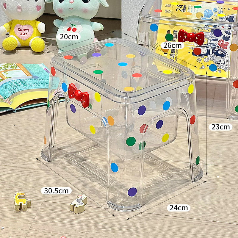 Picture of Storage stool can be used for adult home thickening, living room can be stacked with small benches, shoe changing stools, toy storage stools, stools, and stools can be placed in the house