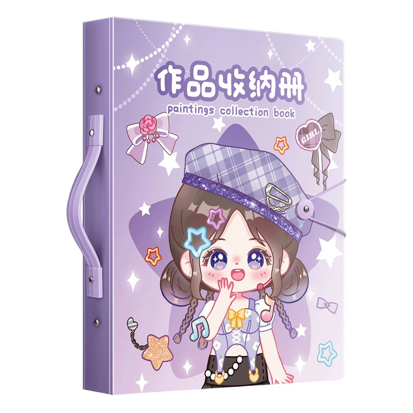 A3 picture album storage book children's painting poster storage bag loose-leaf handmade art works for men and women