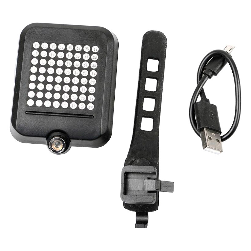 Bicycle Turn Signal Brake Light Mountain Bike Intelligent Sensor Automatic Brake USB Charging Projection Laser Tail Light