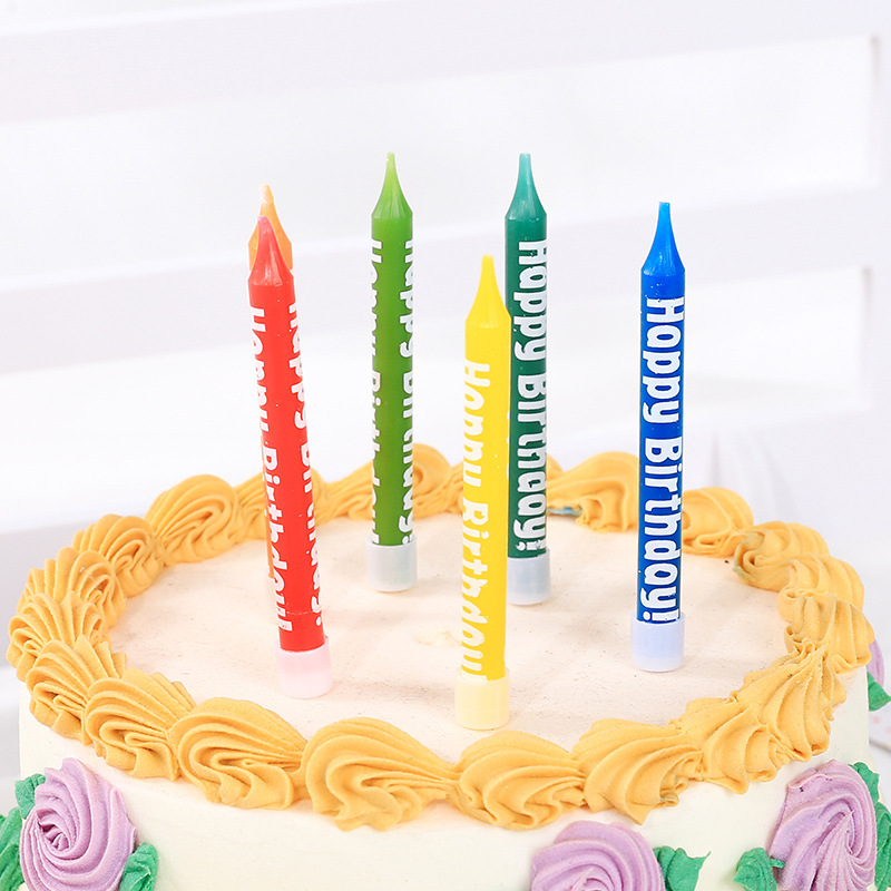Birthday Candle Cake with Trendy and Beautiful Spiral Gold and Silver Accessories, Popular Baking Decoration