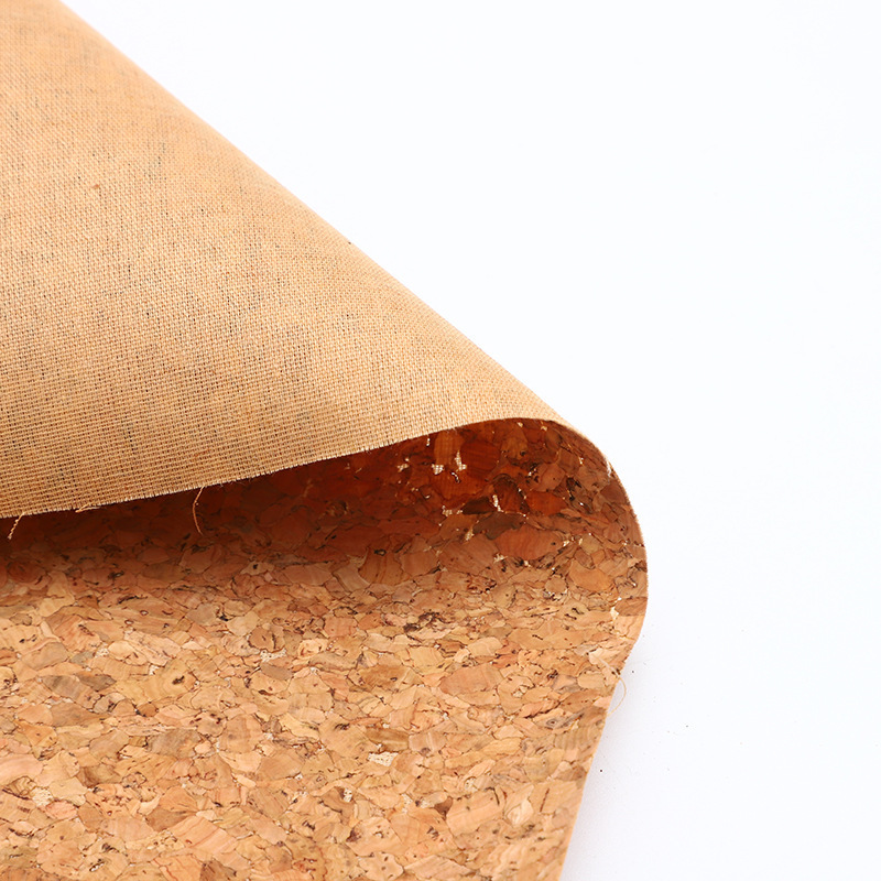 Picture of In stock, cork fabric, large particle floral wood grain background cloth, shoe material craftsmanship, decorative fabric, furniture, moisture-proof oak bark