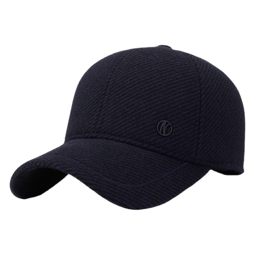 2024 New Autumn and Winter Hats Outdoor Casual Fashionable Peaked Caps for Middle-Aged and Elderly People Thickeneded Cold-Proof and Warm Baseball Caps