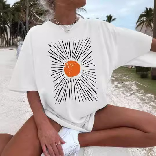 Picture of T-shirt new foreign trade women's AliExpress ebay Amazon hot explosions European and American women's clothing